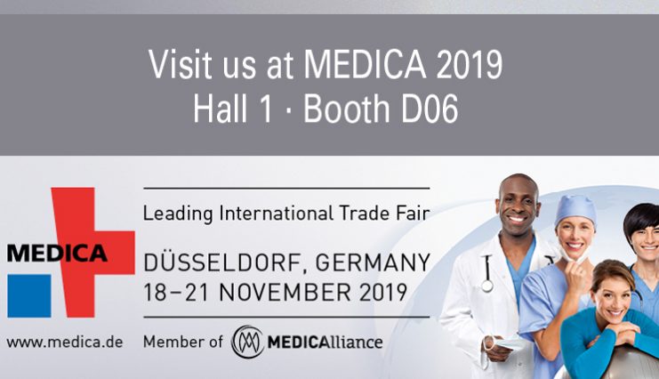 MEDICA Trade Fair, DUSSELDORF, GERMANY - NOVEMBER 2019, Simulator